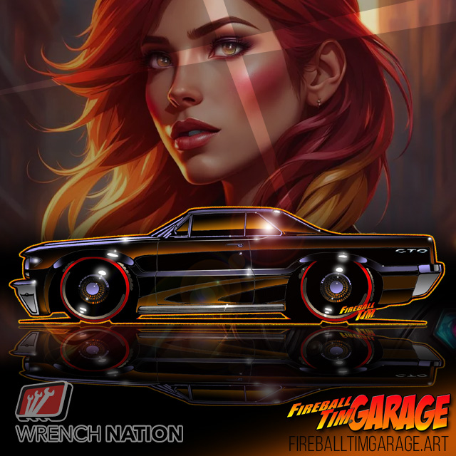 Pontiac GTO Custom Car Art