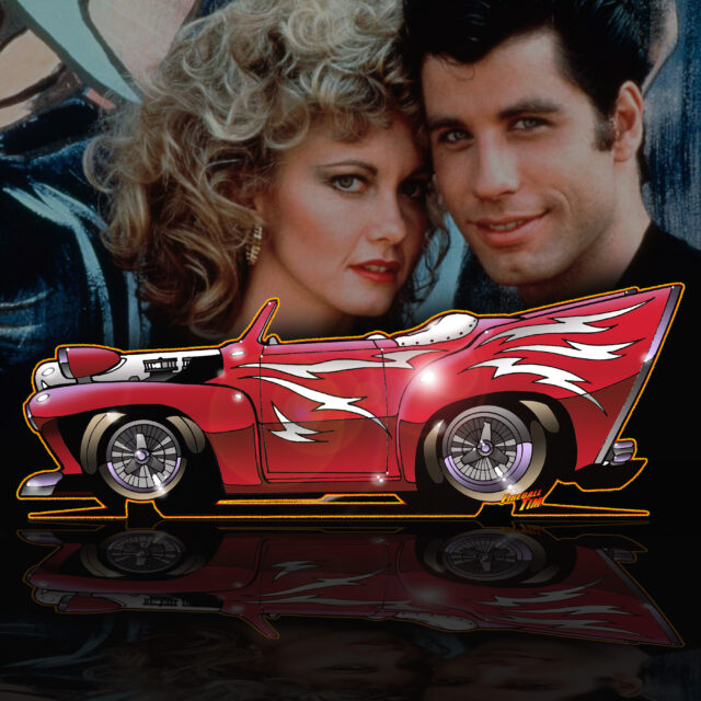Automotive Pop Culture Movie and TV Car Art by Fireball Tim Garage