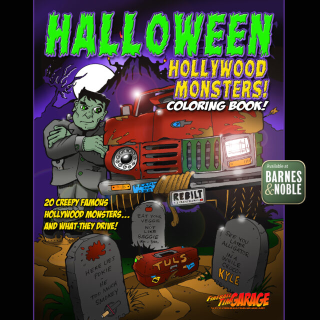 Automotive Pop Culture Movie and TV Car Art by Fireball Tim Garage