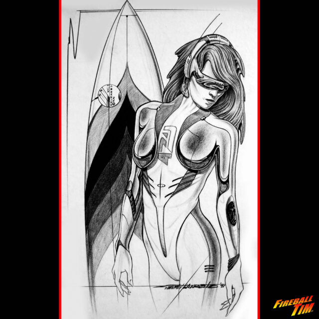 Automotive Pop Culture Movie and TV Car Art by Fireball Tim Garage