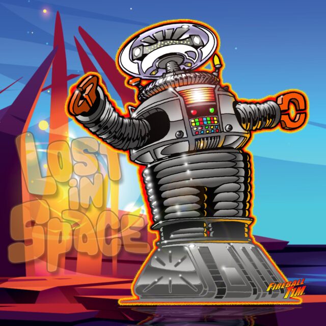 Lost in Space Automotive Pop Culture Movie and TV Car Art by Fireball Tim Garage 