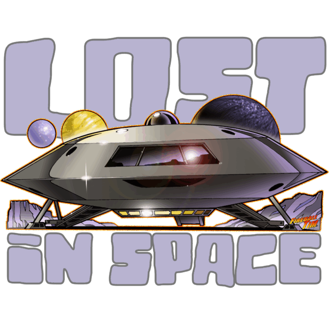 Lost in Space Automotive Pop Culture Movie and TV Car Art by Fireball Tim Garage 