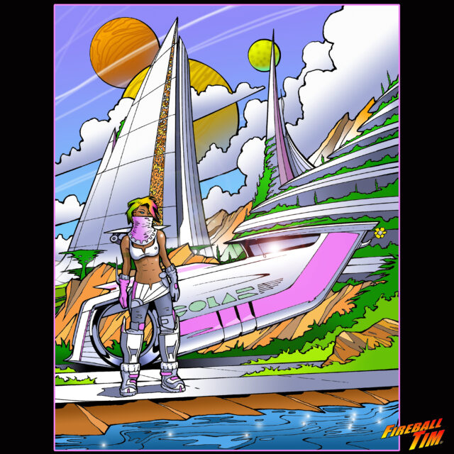 Automotive Pop Culture Movie and TV Car Art by Fireball Tim Garage