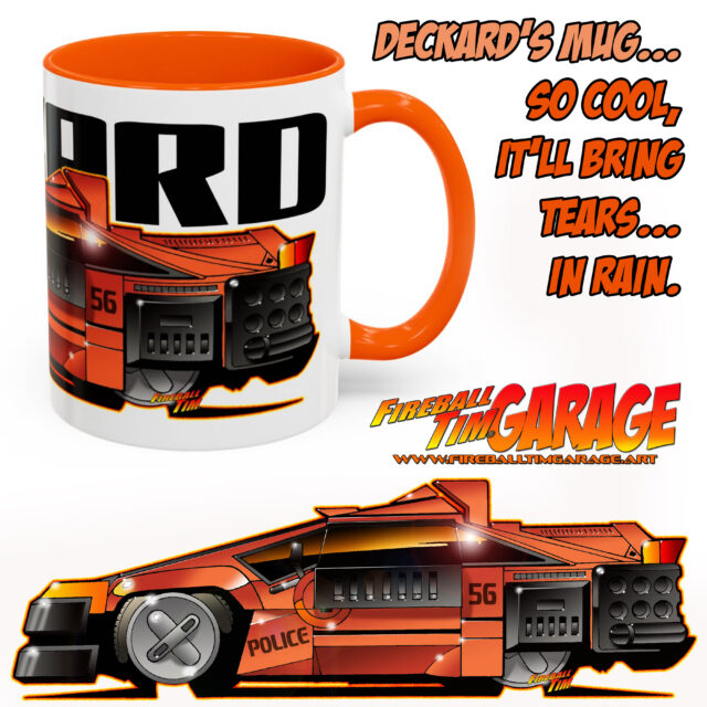 Blade Runner Automotive Pop Culture Movie Car and TV Car Art by Fireball Tim Garage