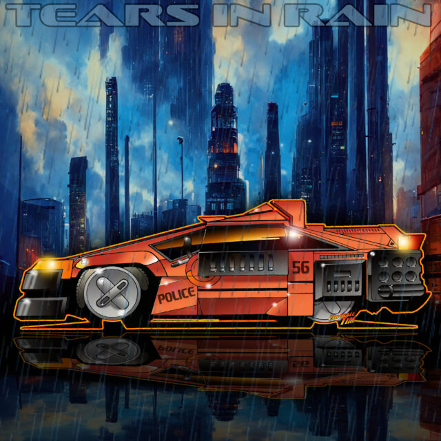 Blade Runner Automotive Pop Culture Movie Car and TV Car Art by Fireball Tim Garage