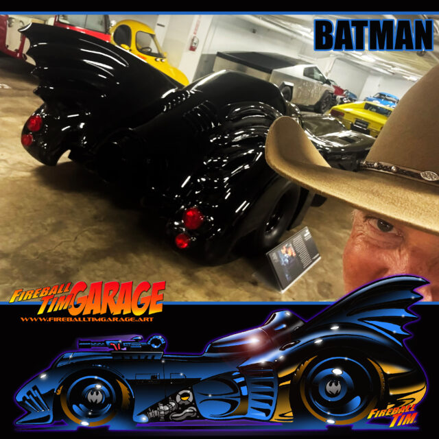 Automotive Pop Culture Movie Car and TV Car Art by Fireball Tim Garage