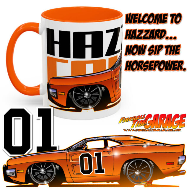 Automotive Pop Culture Movie Car and TV Car Art by Fireball Tim Garage