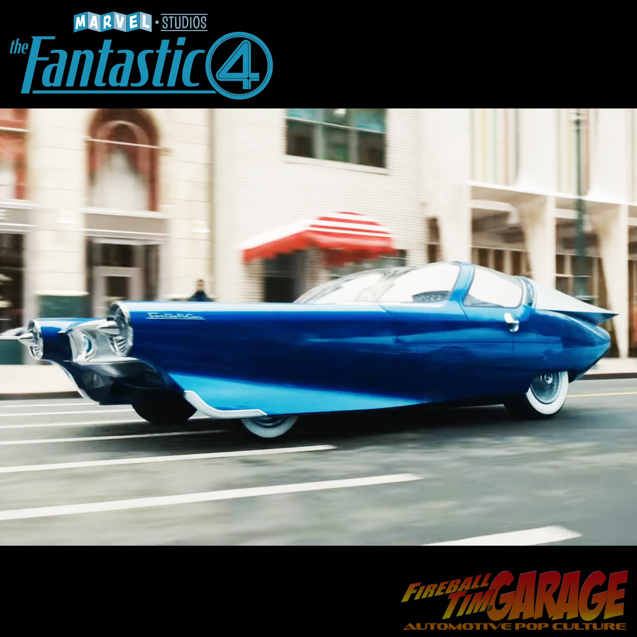 Fantastic 4 Automotive Pop Culture Art by Fireball Tim Garage
